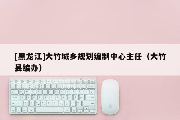 [黑龍江]大竹城鄉(xiāng)規(guī)劃編制中心主任（大竹縣編辦）