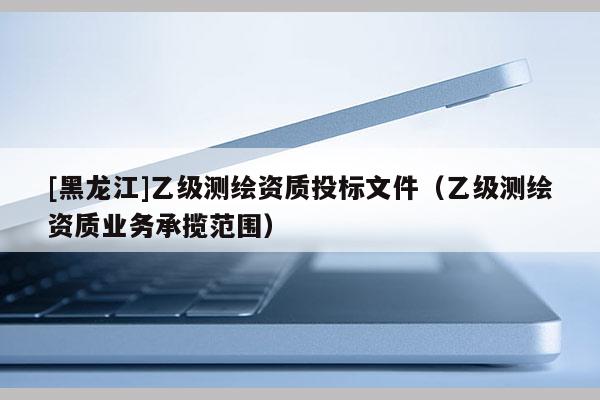 [黑龍江]乙級(jí)測繪資質(zhì)投標(biāo)文件（乙級(jí)測繪資質(zhì)業(yè)務(wù)承攬范圍）