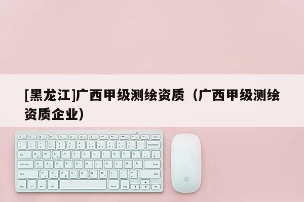 [黑龍江]廣西甲級測繪資質(zhì)（廣西甲級測繪資質(zhì)企業(yè)）