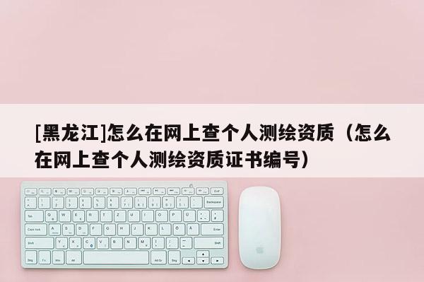 [黑龍江]怎么在網(wǎng)上查個人測繪資質(zhì)（怎么在網(wǎng)上查個人測繪資質(zhì)證書編號）