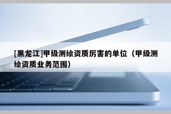 [黑龍江]甲級測繪資質(zhì)厲害的單位（甲級測繪資質(zhì)業(yè)務(wù)范圍）