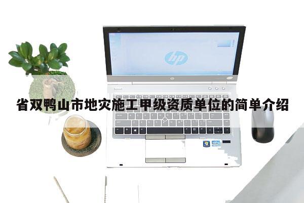 省雙鴨山市地災施工甲級資質(zhì)單位的簡單介紹